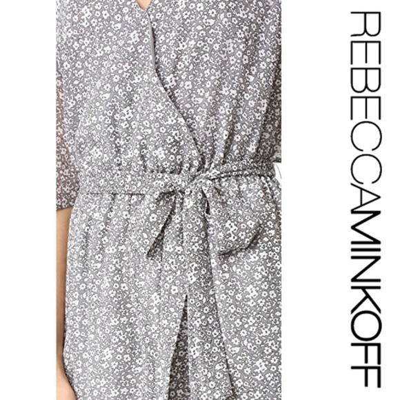 SOLD Rebecca Minkoff ~ Slate Floral Romper - Picture 3 of 4